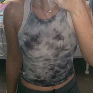 Tie-dye halter top